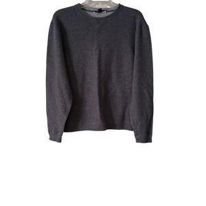 Island Sands Reversible Gray Crewneck Sweatshirt Size M